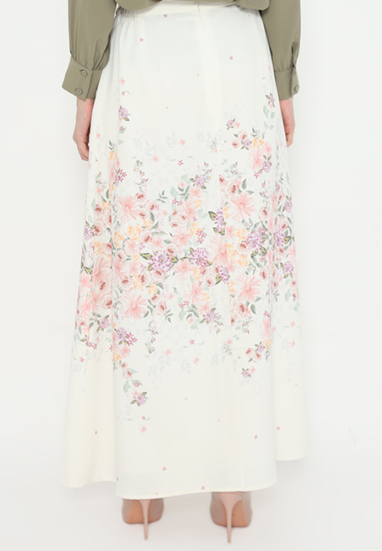 Jardin Floral Skirt | Cream