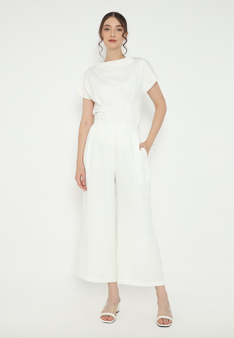 Elina Pants | White