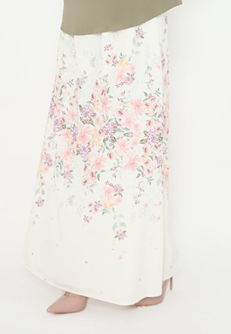 Jardin Floral Skirt | Cream