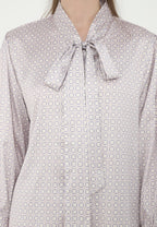 Lera Blouse With Tape Detail Korean Look | Purple