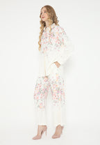 Jardin Floral Cullote In Cream By Brilliant Girl