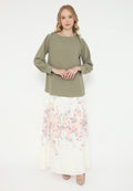 Jardin Blouse With Pearl | Green