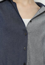 Brady Denim Tops Two Tone | Navy