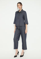 Velia Tops Denim | Navy