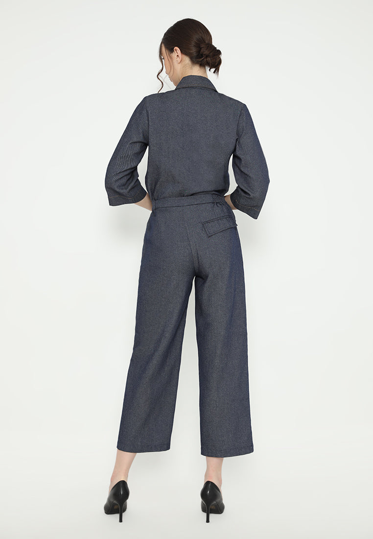Velia Tops Denim | Navy