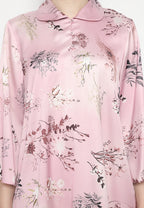 Larissa Woman Tops Floral Armany Silk | Pink