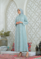 Seza Muslim Long Dres Broakat | Pink