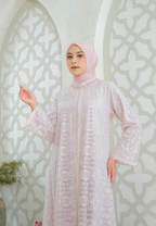 Seza Muslim Long Dres Broakat | Pink