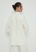 Jardin Floral Long Sleeve Tops With Long Sleeve | Cream