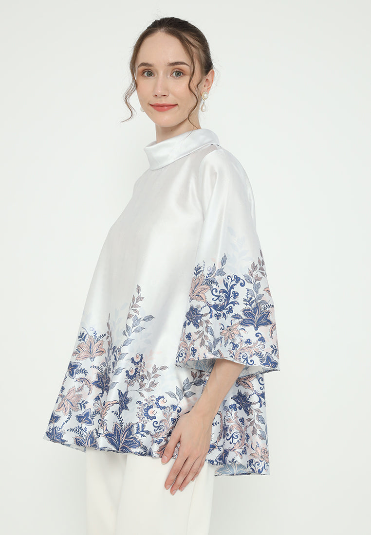 Nimas Draffery Blouse | Grey
