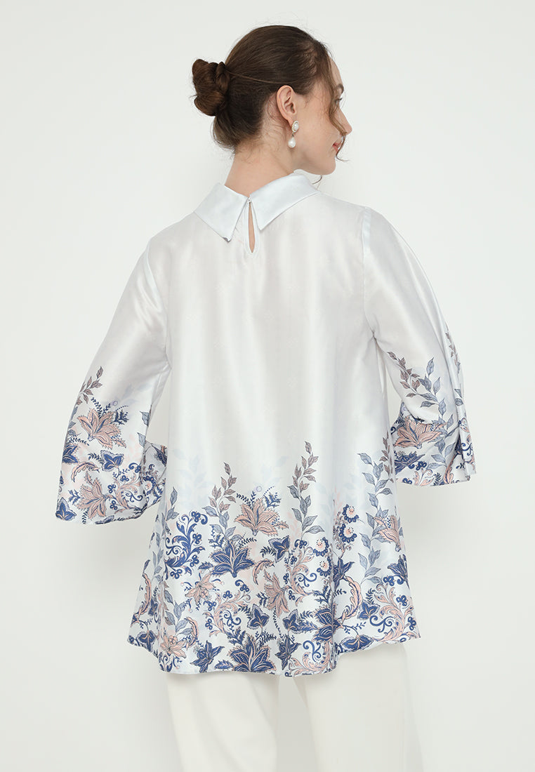 Nimas Draffery Blouse | Grey