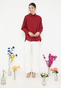 Elis Casual Shirt outfit for national day event | Red