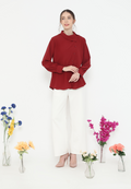 Sora Tops Asymetrical | Maroon