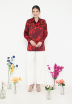 Clarissa Shirt With Floral Printed | Red