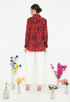 Clarissa Shirt With Floral Printed | Red