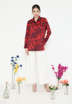 Clarissa Shirt With Floral Printed | Red