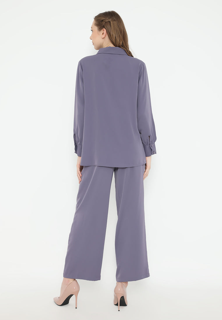 Sonia Blouse Long Sleeve | Purple