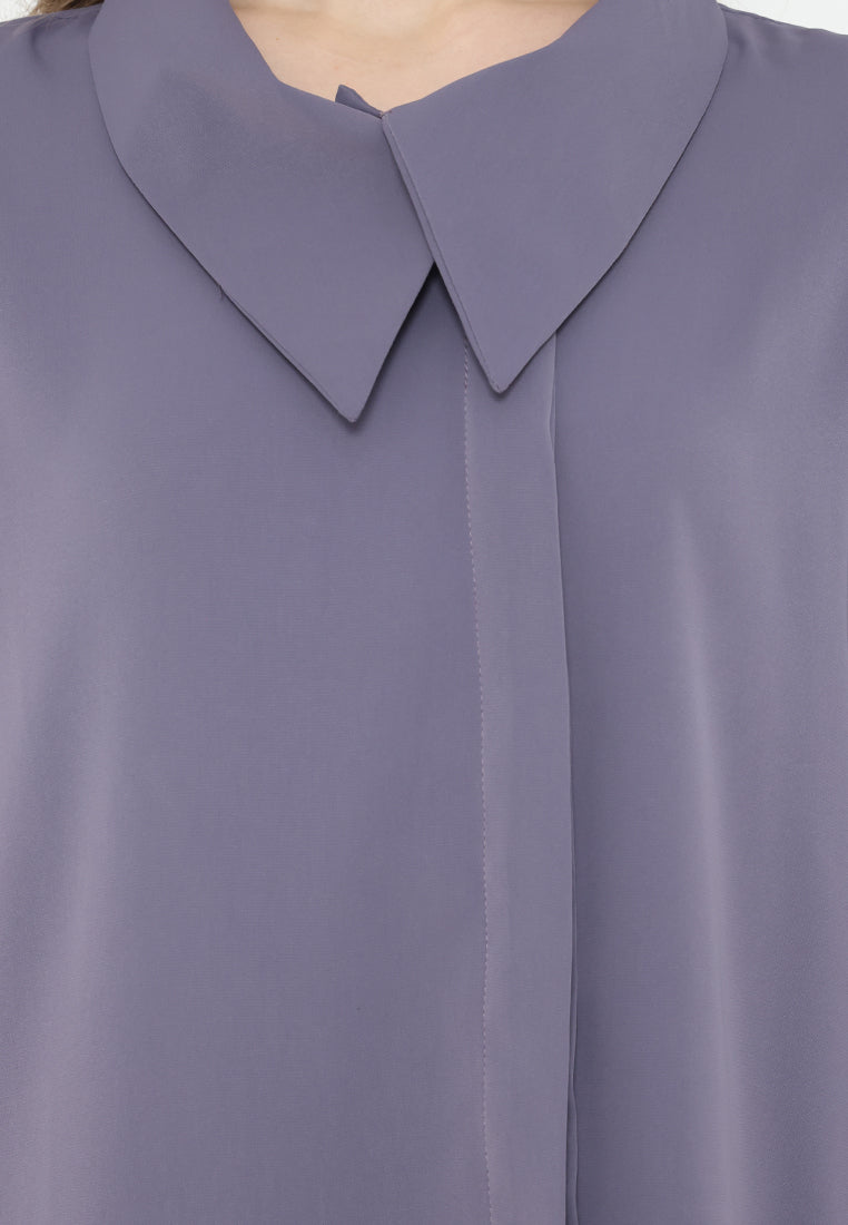 Sonia Blouse Long Sleeve | Purple