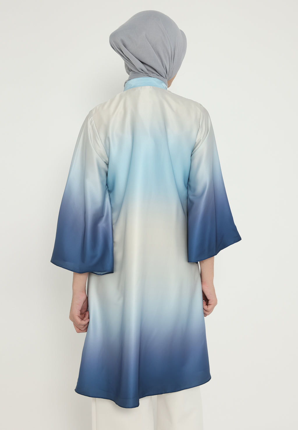 Oceant Rust Tunic Gradation In Blue By Brilliant Girl