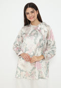 Safira Paisley Blouse With Tape Detail | Cream