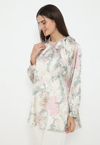 Safira Paisley Blouse With Tape Detail | Cream