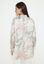 Safira Paisley Blouse With Tape Detail | Cream