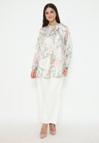 Safira Paisley Blouse With Tape Detail | Cream