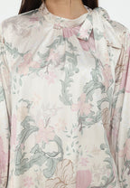 Safira Paisley Blouse With Tape Detail | Cream