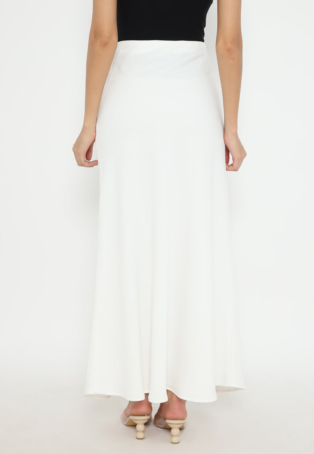 Solis Skirt Flowy Look | White