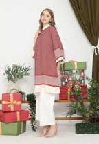 Melissa Chain Pattern Tunic | Red