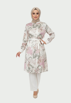 Angeline Tunic with Zipper | Cream