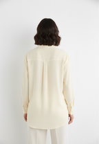 Hailey Floral Emboridered Shirt | Yellow