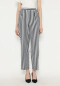 Zebra Stripes Pants | White