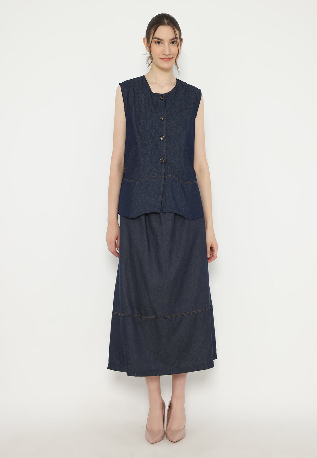 Molly Denim Skirt | Denim