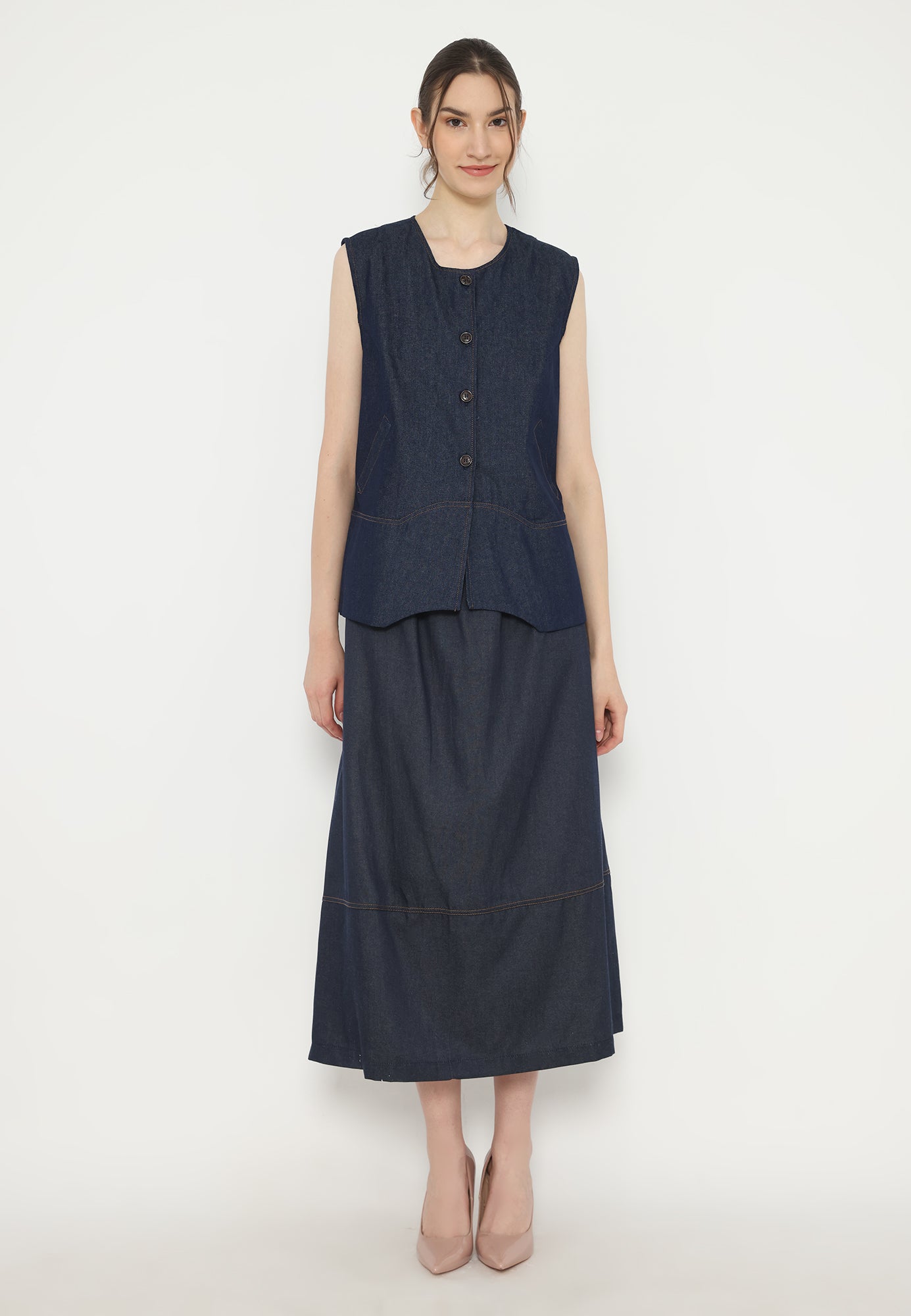 Molly Denim Skirt | Denim