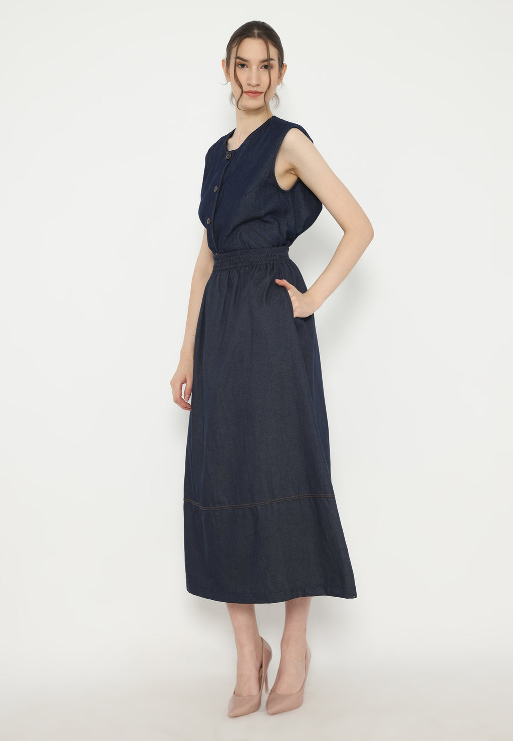 Molly Denim Skirt | Denim