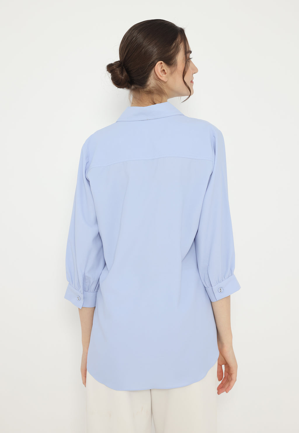 Kayla Plain Tops | Blue