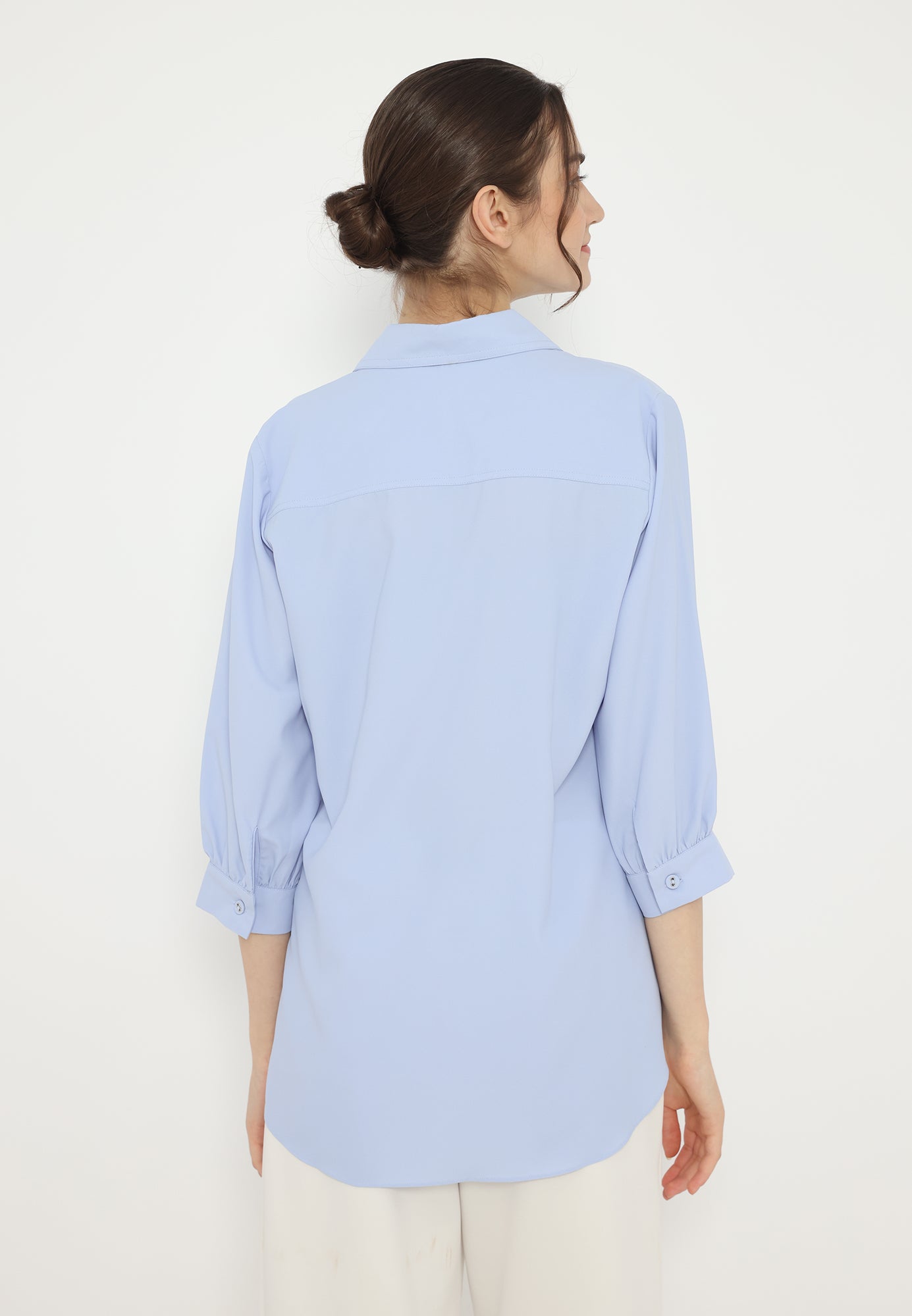 Kayla Plain Tops | Blue