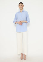 Kayla Plain Tops | Blue