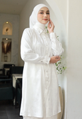 Alma One Set Tunic With Detail Payet In White By Brilliant Girl