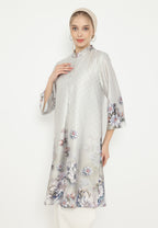 Rosaline Tunic Armany Floral Silk | Green