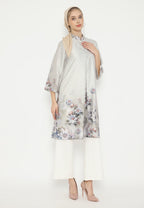 Rosaline Tunic Armany Floral Silk | Green