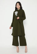 Marbella Plain Pants | Green