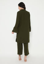 Marbella Plain Pants | Green