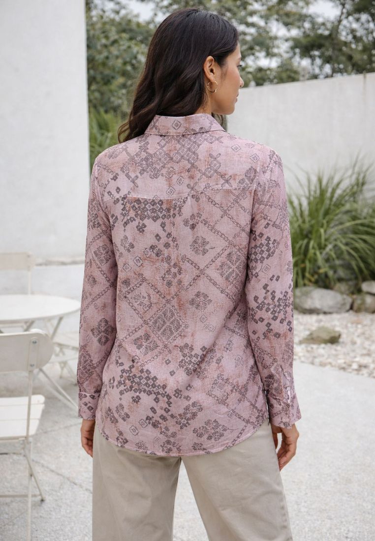 Elina Tops With Long Sleeve | Brown