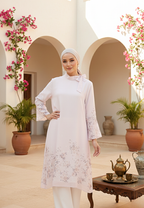 Caverly Tunic With Tape Detail | Pink