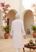 Caverly Tunic With Tape Detail | Pink
