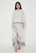 Zara Floral Printing Blouse | Cream