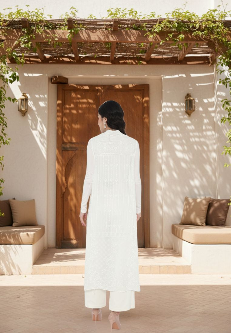 Althea Broakat Outerwear With Inner In Broken | White