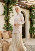 Serelia Blouse Sifon With V neck | Cream